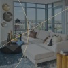 Open space living area with natural lighting