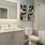 a bathroom with a tub sink and toilet